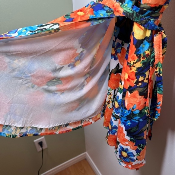 YUMI Kim Floral Wrap Dress XS - Picture 4 of 7